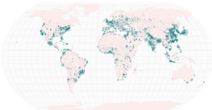 Sized Points on a Map