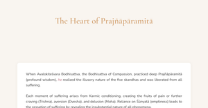 Fork of Fork of The Heart of Prajñāpāramitā