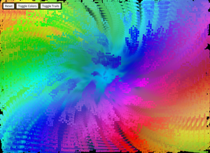 Vibecoding Test - Psychedelic Game of Life