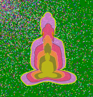 Fork of Fork of Buddha blocks -overlapping Buddha