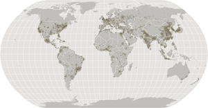 World Atlas with Points