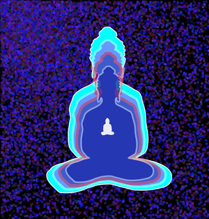 Fork of Fork of Fork of Fork of Fork of Buddha in colors -overlapping Buddha