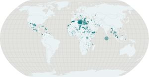 Missing Migrants Bubble Map, React & D3 (codeAlong)