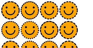 Smiley faces