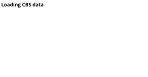 Loading CBS data