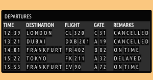 Flight widget