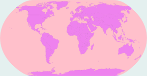 Fork of world map