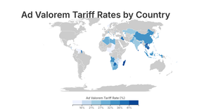 Ad Valorem Tariff Rates by Country Choropleth