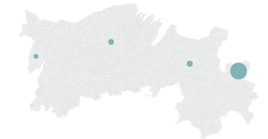 Size on a map