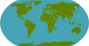 world map with react and d3