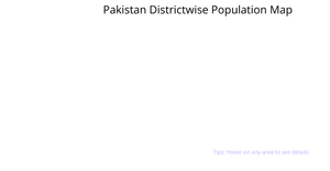Pakistan Districtwise Population Map