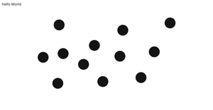 Pseudo scatter plot