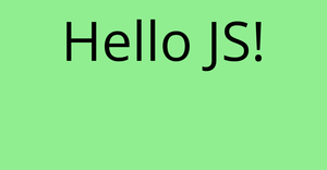 Hello JS