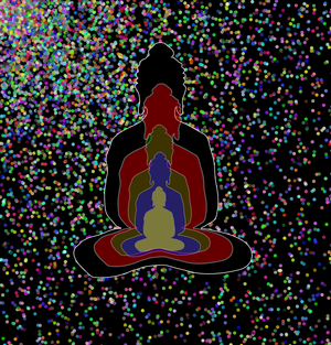 Fork of Fork of Buddha in colors -overlapping Buddha