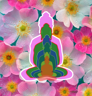 Fork of Buddha -overlapping Buddha