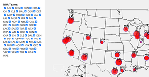 NBA Teams Mapping Polishing