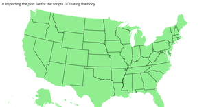 USA Country Map