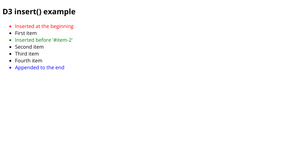 D3 insert() example