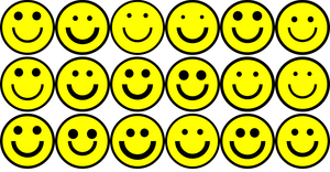 Multiple Smiley Face