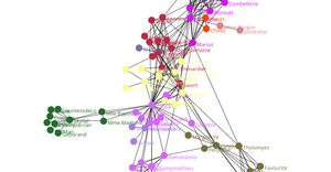 Node2Vec Force-Directed Graph
