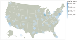 Total Crimes Map