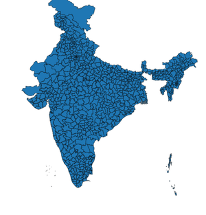 Fork of Fork of  Map of India with D3 - chloropleth map
