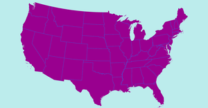 Centered US Choropleths Map