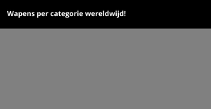 Wapens per categorie wereldwijd!