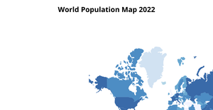 World Population Map 2022