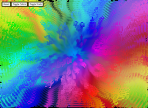 Vibecoding Test - Psychedelic Game of Life
