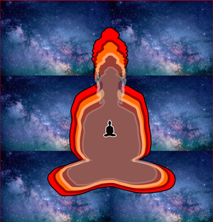 Fork of Fork of Fork of Fork of Fork of Fork of Buddha in colors -overlapping Buddha