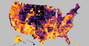 Zoomable County Choropleth