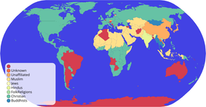 Top Religion Per Country with Filter