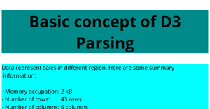 First steps in parsing data