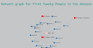 Network Graph Of the project Data