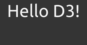 Hello D3