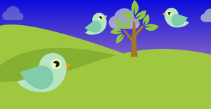 Fork of Bird's Landscape - D3.js