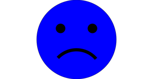 Sad smiley face with D3.js