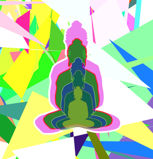 Task 7 - Buddha in colors -overlapping Buddha - FORK