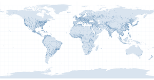 World Map with Cities