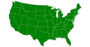 ICE-8 United States of Amercia Map