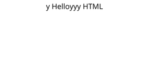 HTML Starter