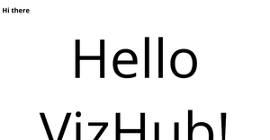 Fork of Hello VizHub