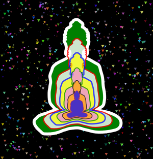 Fork of Fork of Fork of Fork of Fork of Buddha in colors -overlapping Buddha