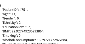 Alzheimer's Disease Patient Data
