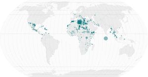 missing migrants on a map