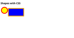 Shapes with SVG and CSS