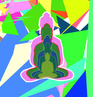 Fork of 5 buddha