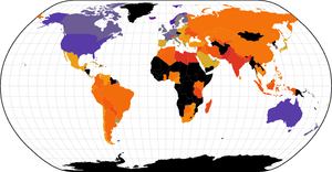 Cost of Living World Map With Country Selection