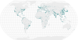 World Map with Cities